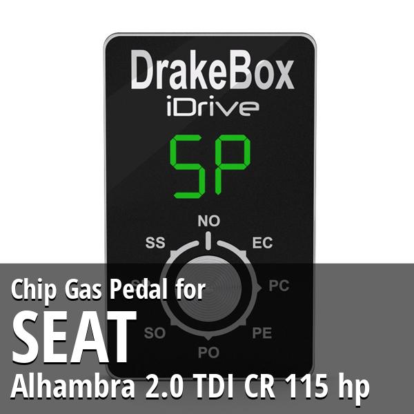 Chip Seat Alhambra 2.0 TDI CR 115 hp Gas Pedal