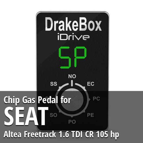 Chip Seat Altea Freetrack 1.6 TDI CR 105 hp Gas Pedal