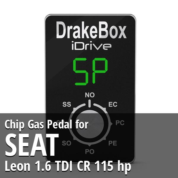 Chip Seat Leon 1.6 TDI CR 115 hp Gas Pedal