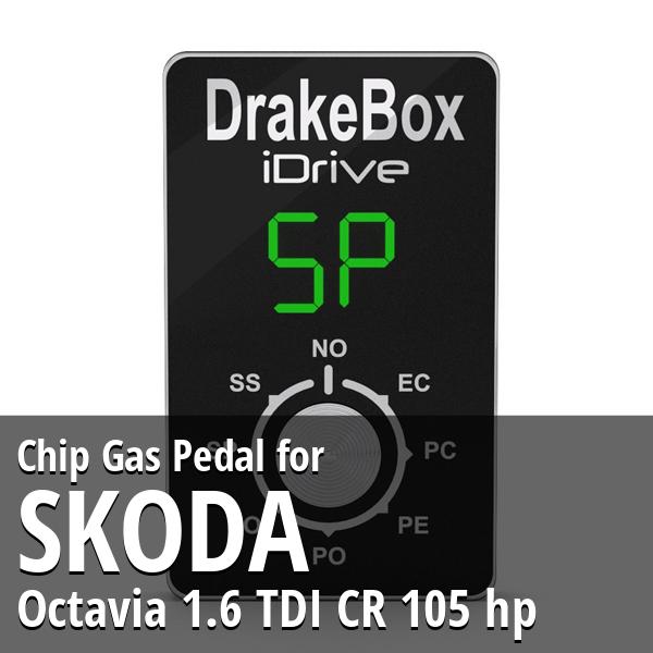 Chip Skoda Octavia 1.6 TDI CR 105 hp Gas Pedal