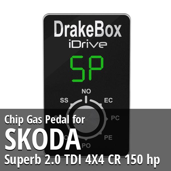 Chip Skoda Superb 2.0 TDI 4X4 CR 150 hp Gas Pedal
