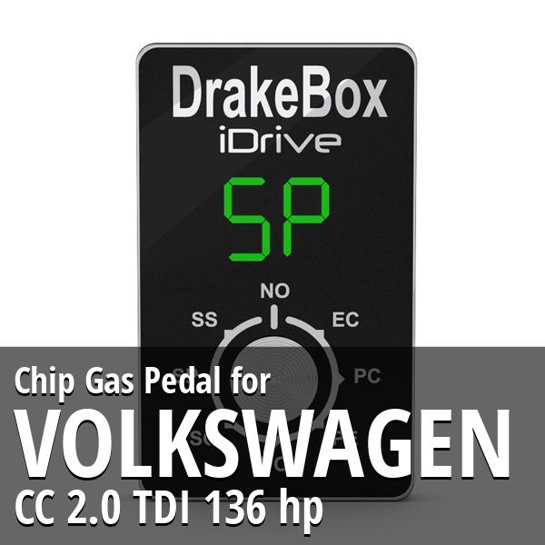 Chip Volkswagen CC 2.0 TDI 136 hp Gas Pedal