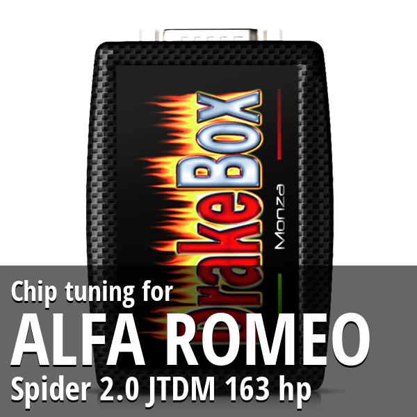 Chip tuning Alfa Romeo Spider 2.0 JTDM 163 hp