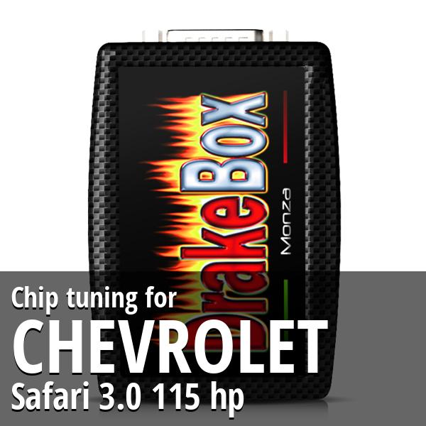 Chip tuning Chevrolet Safari 3.0 115 hp