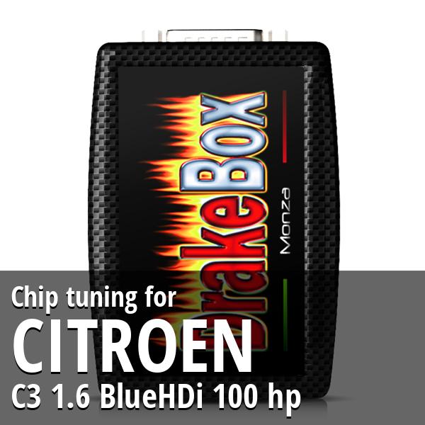 Chip tuning Citroen C3 1.6 BlueHDi 100 hp