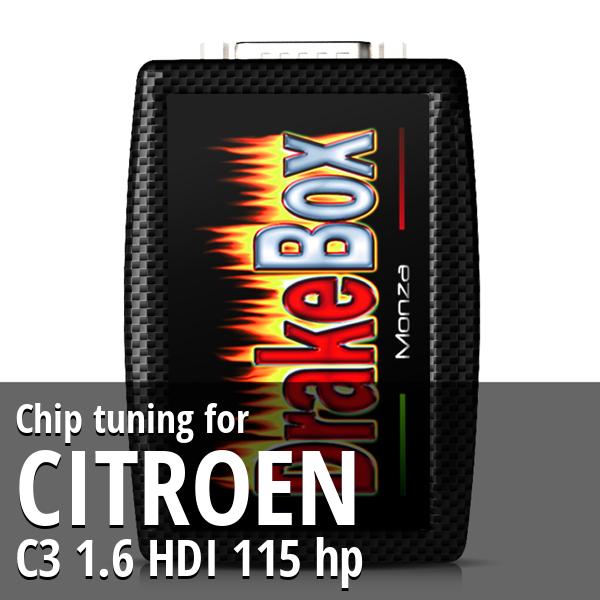 Chip tuning Citroen C3 1.6 HDI 115 hp