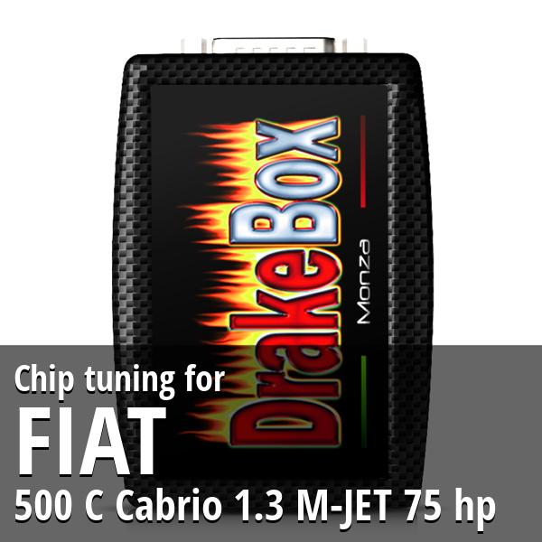 Chip tuning Fiat 500 C Cabrio 1.3 M-JET 75 hp
