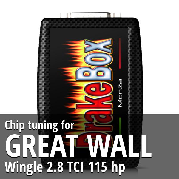 Chip tuning Great Wall Wingle 2.8 TCI 115 hp