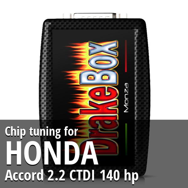 Chip tuning Honda Accord 2.2 CTDI 140 hp