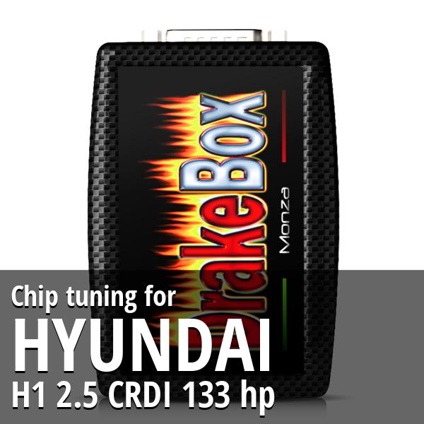 Chip tuning Hyundai H1 2.5 CRDI 133 hp