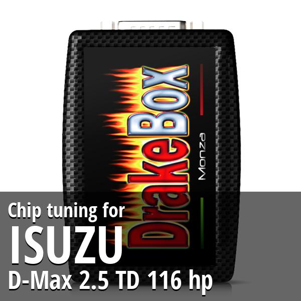 Chip tuning Isuzu D-Max 2.5 TD 116 hp