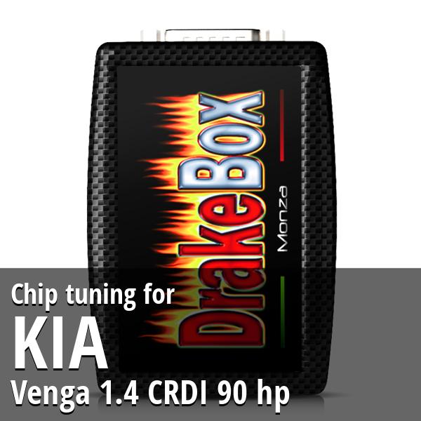 Chip tuning Kia Venga 1.4 CRDI 90 hp
