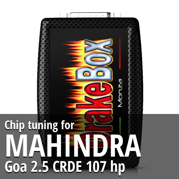 Chip tuning Mahindra Goa 2.5 CRDE 107 hp