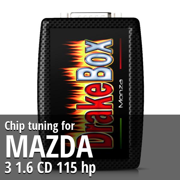 Chip tuning Mazda 3 1.6 CD 115 hp