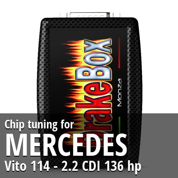 Chip tuning Mercedes Vito 114 - 2.2 CDI 136 hp