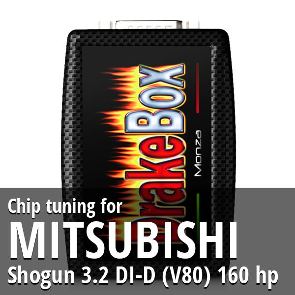 Chip tuning Mitsubishi Shogun 3.2 DI-D (V80) 160 hp
