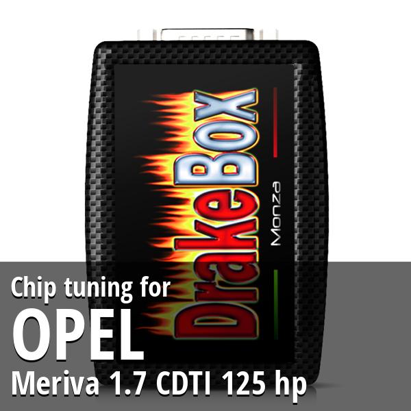 Chip tuning Opel Meriva 1.7 CDTI 125 hp