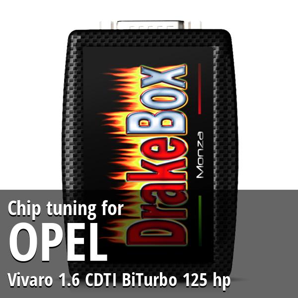 Chip tuning Opel Vivaro 1.6 CDTI BiTurbo 125 hp