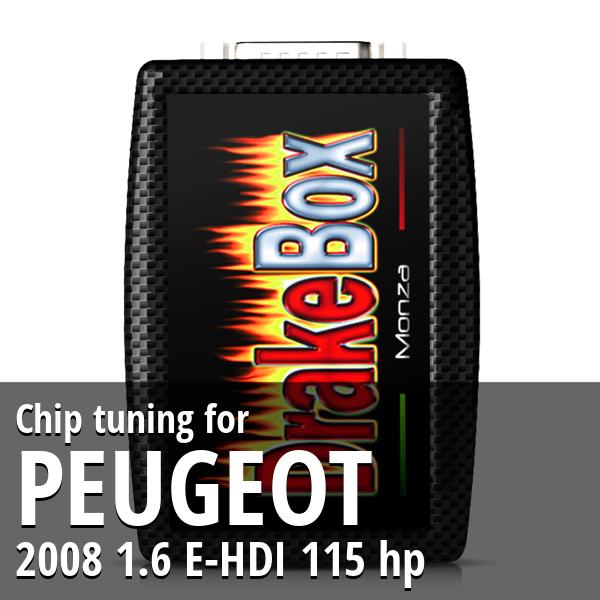 Chip tuning Peugeot 2008 1.6 E-HDI 115 hp