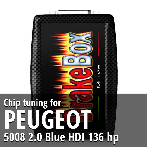 Chip tuning Peugeot 5008 2.0 Blue HDI 136 hp