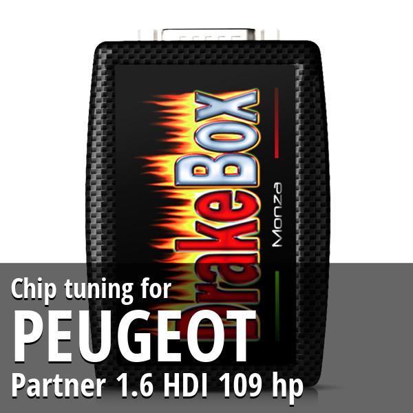Chip tuning Peugeot Partner 1.6 HDI 109 hp