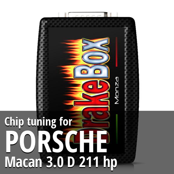 Chip tuning Porsche Macan 3.0 D 211 hp