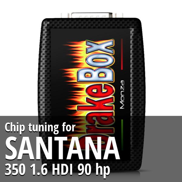 Chip tuning Santana 350 1.6 HDI 90 hp