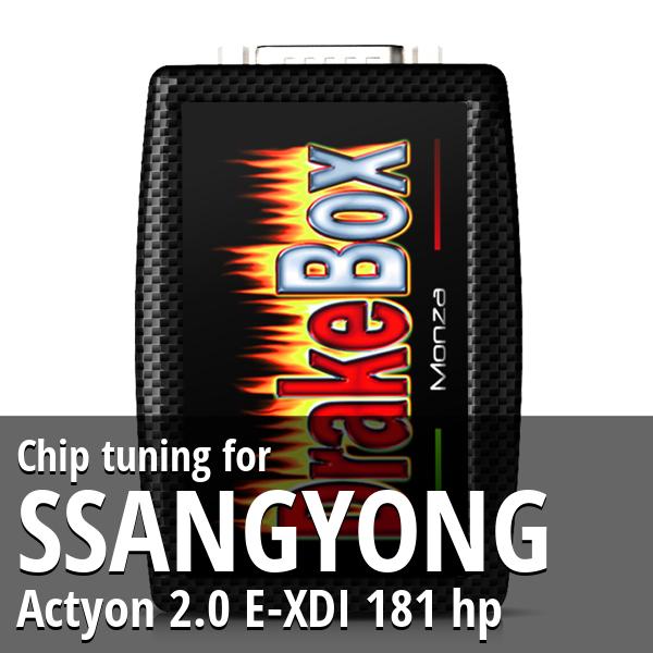 Chip tuning Ssangyong Actyon 2.0 E-XDI 181 hp