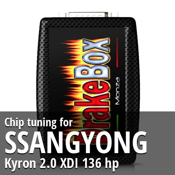Chip tuning Ssangyong Kyron 2.0 XDI 136 hp