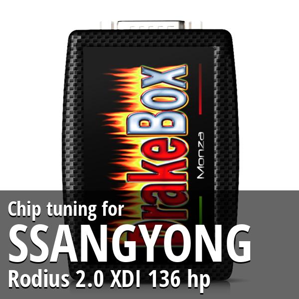 Chip tuning Ssangyong Rodius 2.0 XDI 136 hp