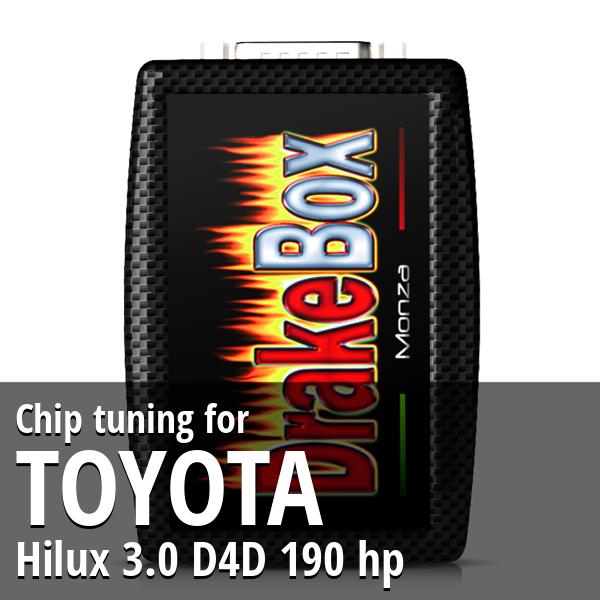 Chip tuning Toyota Hilux 3.0 D4D 190 hp