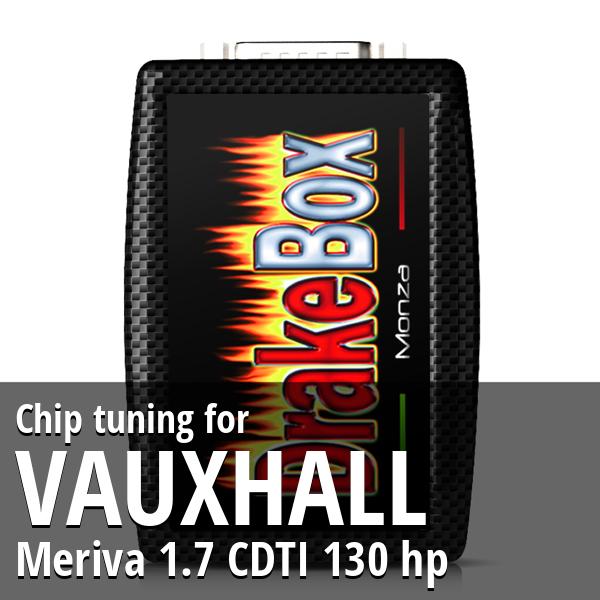 Chip tuning Vauxhall Meriva 1.7 CDTI 130 hp