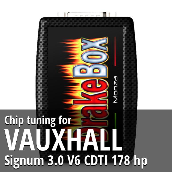 Chip tuning Vauxhall Signum 3.0 V6 CDTI 178 hp