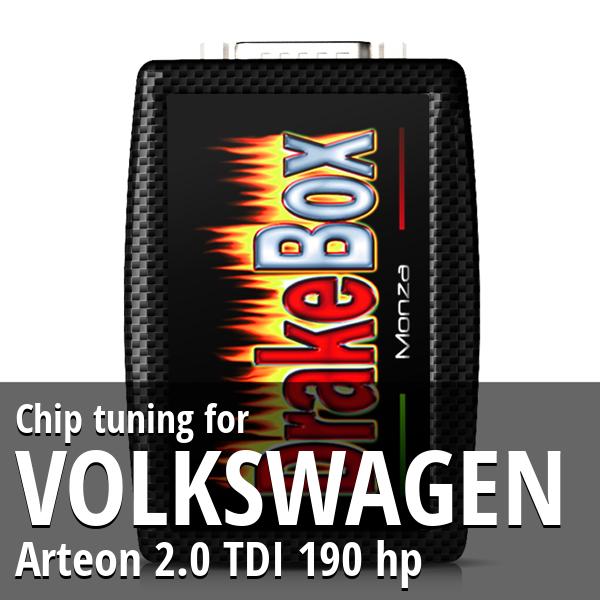 Chip tuning Volkswagen Arteon 2.0 TDI 190 hp