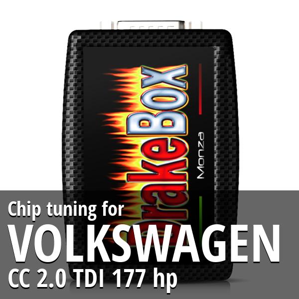 Chip tuning Volkswagen CC 2.0 TDI 177 hp