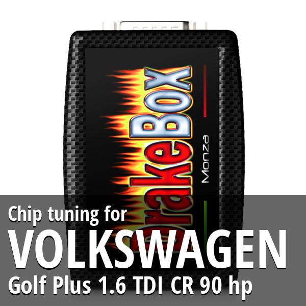 Chip tuning Volkswagen Golf Plus 1.6 TDI CR 90 hp